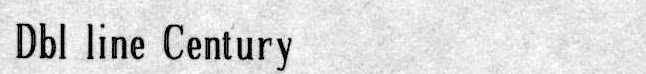 DblLineCentury.gif (29060 bytes)